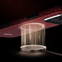 Mocoll iPhone 17 Pro Max: Kevlar Magnetic Case with Floral Cascade Design - Red