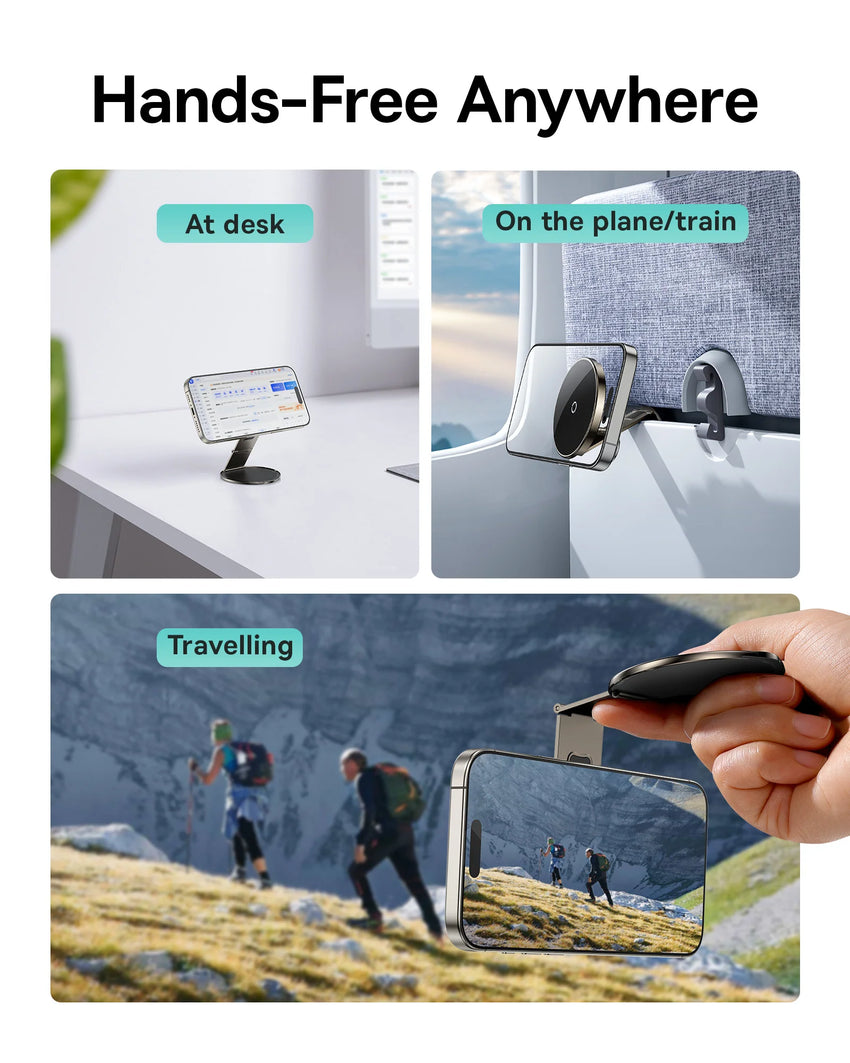 Baseus PrimeTrip VX1 Versatile Travel Magnetic Phone Holder Round - Cosmic Black