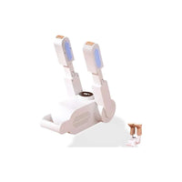Hacer Electric Shoes Dryer Corded Boots Warmer with Folding and Drying Rack for Gloves Electric Shoe Dryer – White