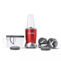 NutriBullet Pro 600W Blender, 12-Piece Set, Red (NBR-1212R) - High-Speed Blending & Nutrient Extraction