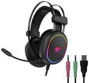 Havit H2016d 3.5mm RGB gaming headphone black