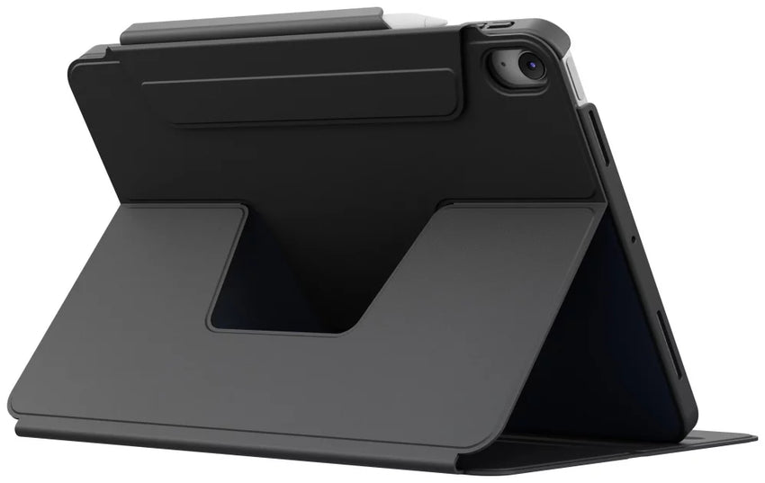 UNIQ ROVUS SNAPMOUNT MAGNETIC 360 ROTATING DETACHABLE CASE FOR IPAD (A16/10TH GEN) - DALLAS BLACK (DALLAS BLACK)