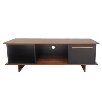 Wansa TV Stand, Up to 55-inch, 50Kg Loading Capacity, KS0230 – Black\ Brown