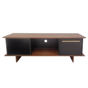 Wansa TV Stand, Up to 55-inch, 50Kg Loading Capacity, KS0230 – Black\ Brown