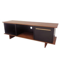 Wansa TV Stand, Up to 55-inch, 50Kg Loading Capacity, KS0230 – Black\ Brown