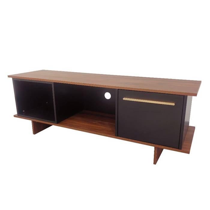 Wansa TV Stand, Up to 55-inch, 50Kg Loading Capacity, KS0230 – Black\ Brown