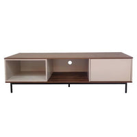 Wansa TV Stand, Up to 65-inch, 65Kg Loading Capacity, KS0138 – Brown