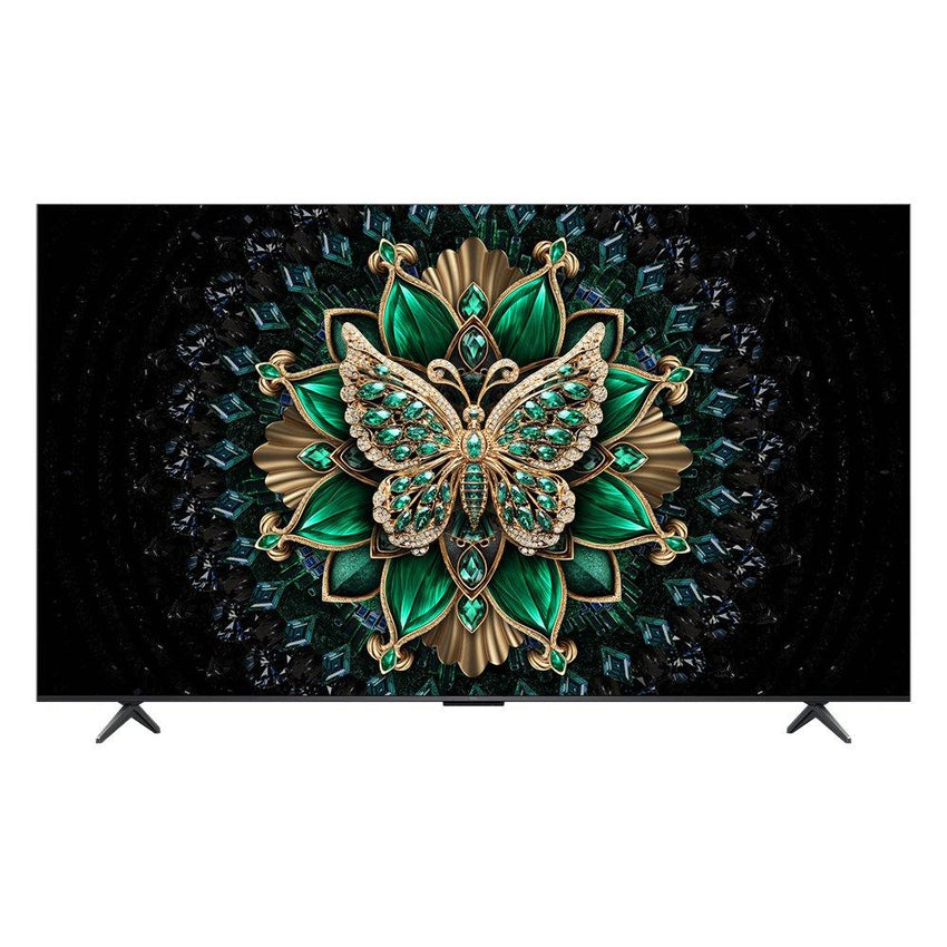 تلفزيون TCL 75 بوصة 4K، 144 هرتز، Mini LED Google TV، 75C6K - أسود 