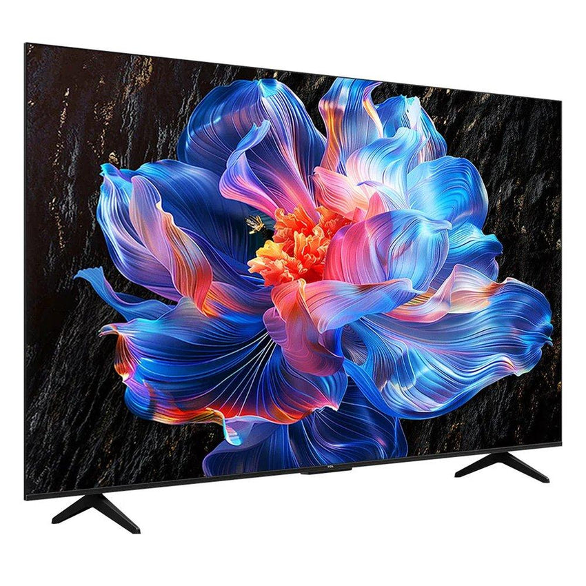 تلفزيون TCL 55 بوصة 4K HDR LED ذكي من Google، 55P6K - أسود 