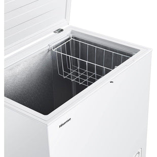 Hisense Chest Freezer, 4.8 CFT, 136 Liters, White