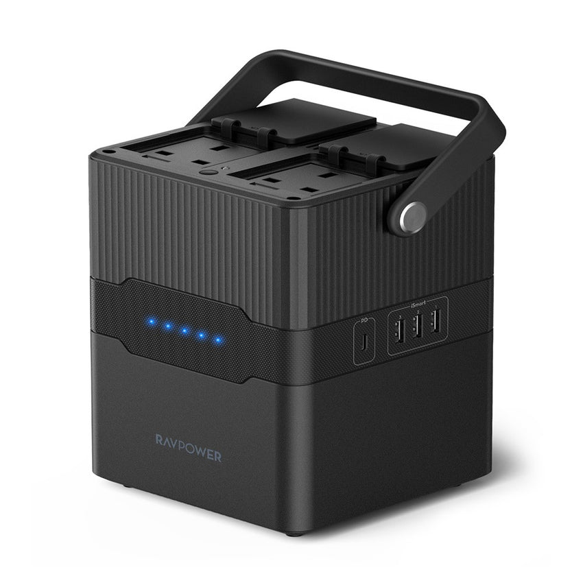 RAVPower PD Pioneer 70200mAh 300W 4-Port Power House (UK) Black Offline