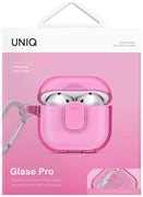 UNIQ GLASE PRO AIRPODS 4TH GEN LOCK CASE - CANDY PINK (CANDY PINK)