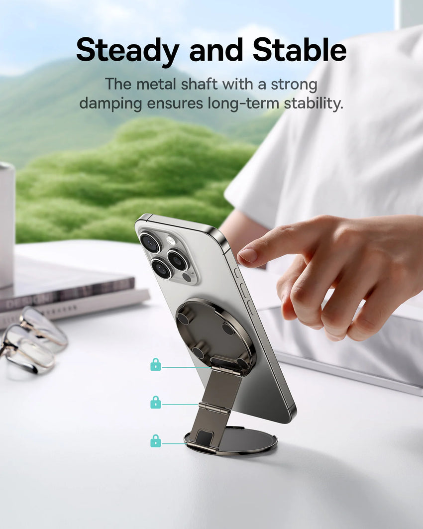 Baseus PrimeTrip VX1 Versatile Travel Magnetic Phone Holder Round - Cosmic Black