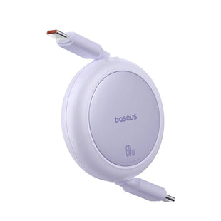 Baseus Free2Pull Mini Cable USB-C to USB-C 60W 1m - Nebula Purple