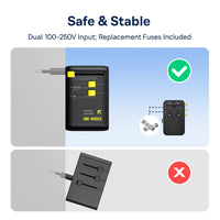 Baseus EnerCore CG11 6-in-1 Universal Travel Adapter with Retractable Cable 70W - Cosmic Black