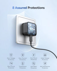 Baseus Palm Fast Charger 1C 30W - Cluster Black
(with Baseus Cable USB-C to USB-C 60W)