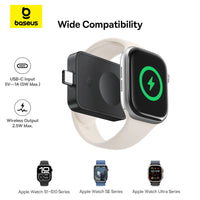 Baseus MagPro Magnetic Wireless Charger for E-Watch 2.5W - Cosmic Black