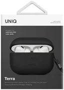 UNIQ TERRA GENUINE LEATHER AIRPODS PRO 2ND GEN (2022) CASE - DALLAS BLACK (DALLAS BLACK)