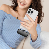 iWALK USB C Portable Charger for iPhone 15/16, Mini 20W 4,800mAh Wireless Power Bank Fast Charging Travel Battery Pack Compatible with iPhone 16/15/15 Plus/15 Pro/15 Pro Max, Andriod Phone Samsung Black