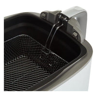 Moulinex AM310028 Deep Fryer - 1800W, 1.5kg/3.3lb Capacity, 2.2L Oil, Thermostat Control, White