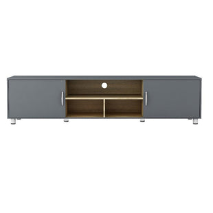 Wansa TV Stand, Up To 85-Inch, 20 Kg Loading Capacity, KS-0186 - Matt gray