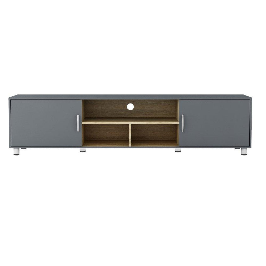 Wansa TV Stand, Up To 85-Inch, 20 Kg Loading Capacity, KS-0186 - Matt gray