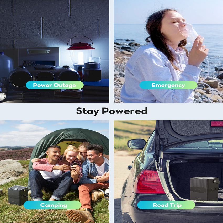 RAVPower PD Pioneer 70200mAh 300W 4-Port Power House (UK) Black Offline