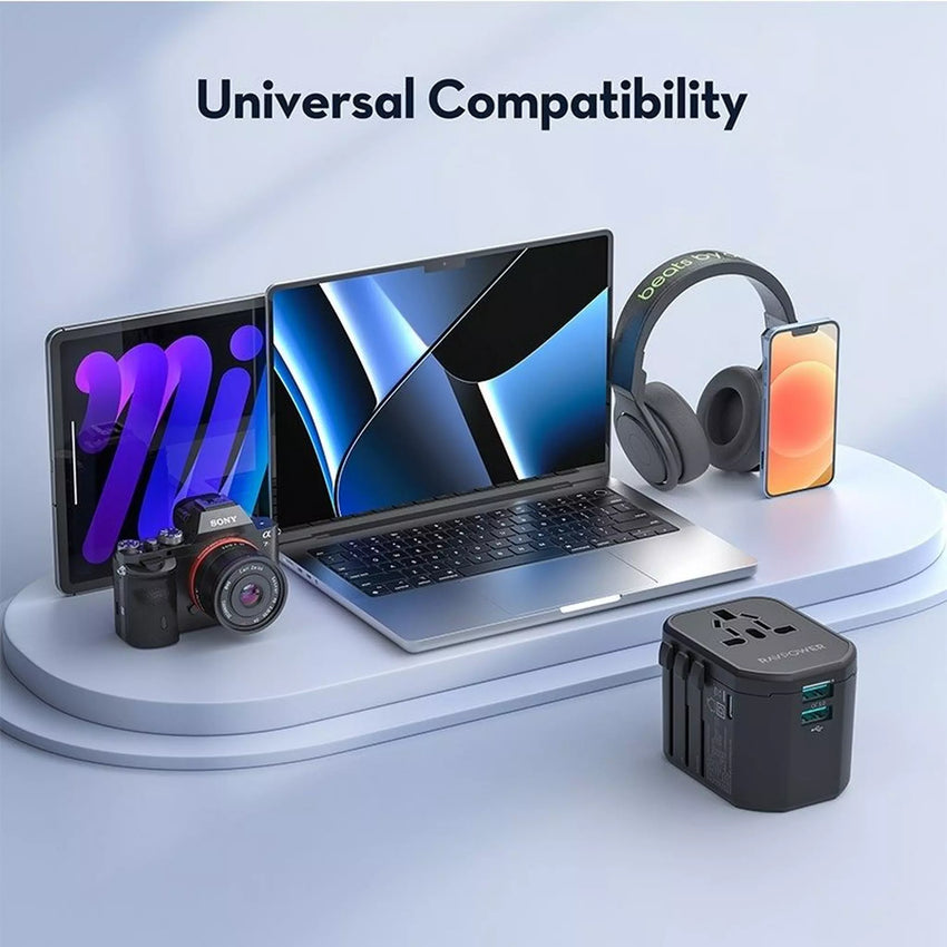 Ravpower RP-PC1033 PD PIONEER 20W 3-Port Travel charger black