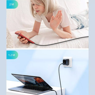 Ravpower Fast charging Type-C to -C Cable 1.2m 60W -CB1029 black