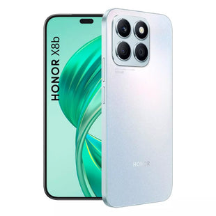 HONOR X8B (2024) سعة تخزين 512 جيجابايت، ذاكرة وصول عشوائي (RAM) 8 جيجابايت - شاشة 6.7 بوصة - لون فضي