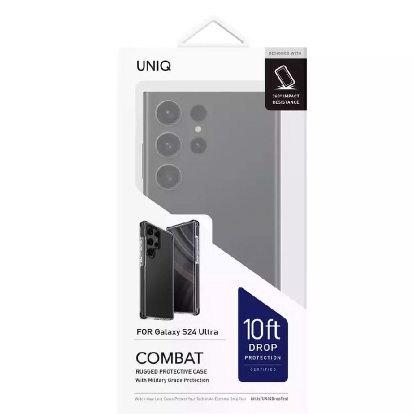 UNIQ HYBRID GALAXY S24 ULTRA COMBAT CARBON (BLACK) EOL