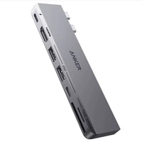 Anker 547 USB-C Hub (7-in-2, for MacBook) -Silver