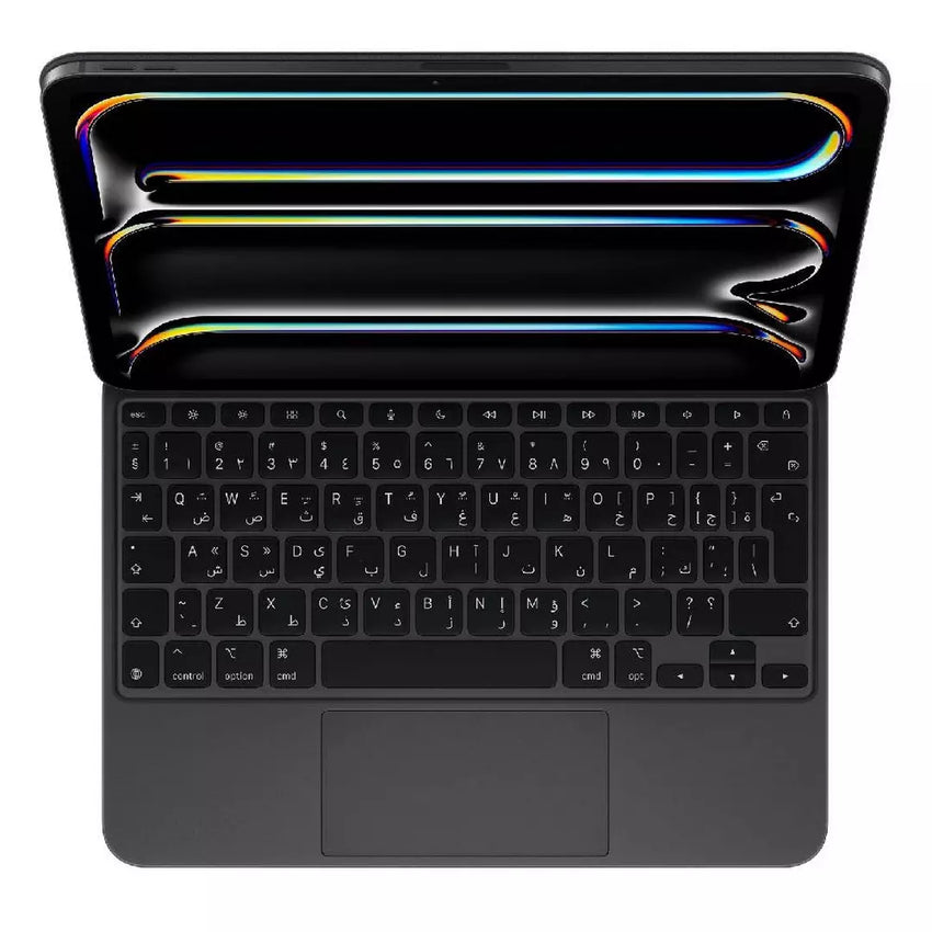 Apple Magic English & Arabic Keyboard for iPad Pro 11-inch M4, MWR23AB/A -Black