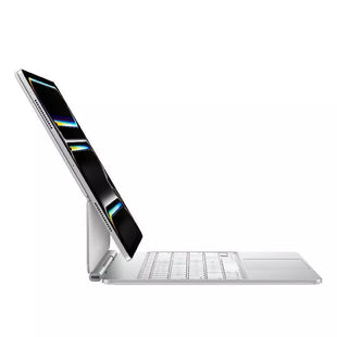 لوحة مفاتيح Apple Magic الإنجليزية والعربية لجهاز iPad Pro مقاس 13 بوصة M4، MWR43AB/A - أبيض 