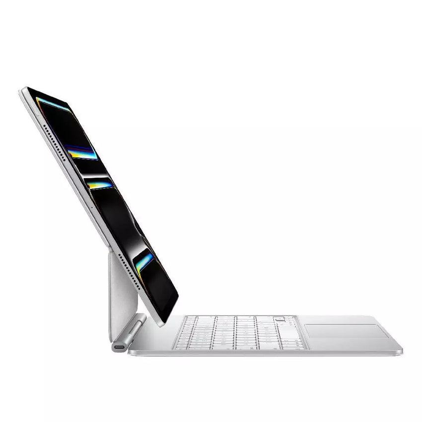 لوحة مفاتيح Apple Magic الإنجليزية والعربية لجهاز iPad Pro مقاس 13 بوصة M4، MWR43AB/A - أبيض 