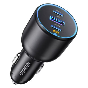 UGREEN 130W 3-Port Car Charger CD293 Black CD293
