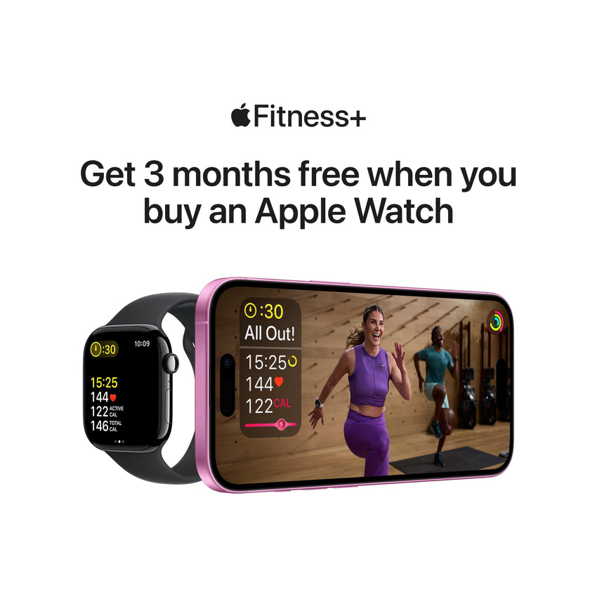 Apple Watch Ultra 2 (49mm, GPS + Cellular) - Black Titanium / Black Trail Loop M/L