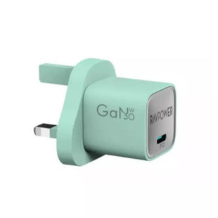 RAVPower RP-PC1056 Mini PD30W  GaN type C Charger green