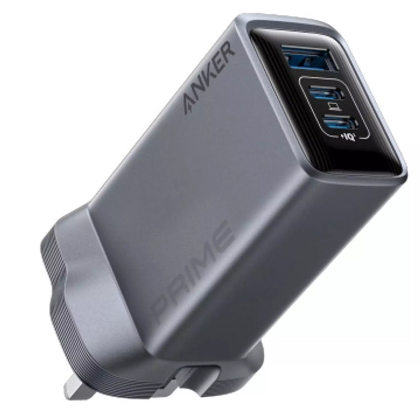 Anker Prime Charger (100W, 3 Ports, GaN) -Silver