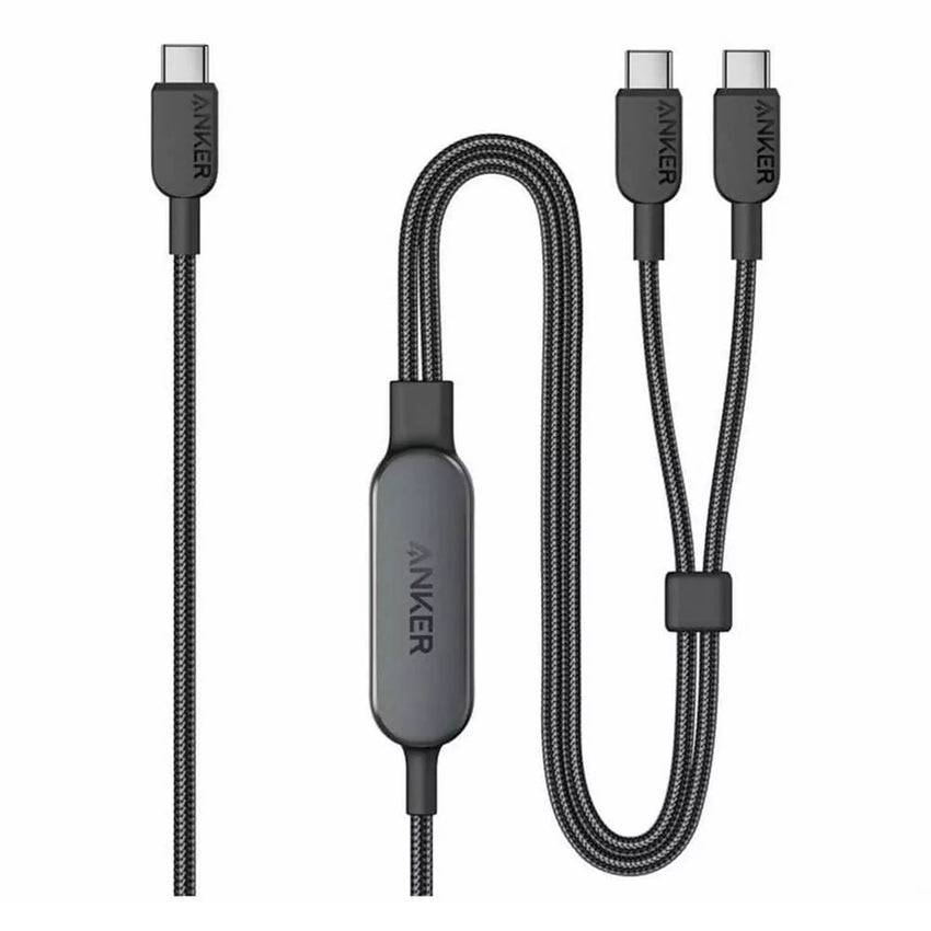 Anker 2-in-1 USB-C to USB-C Cable 140W (1.2m/4ft) -Black