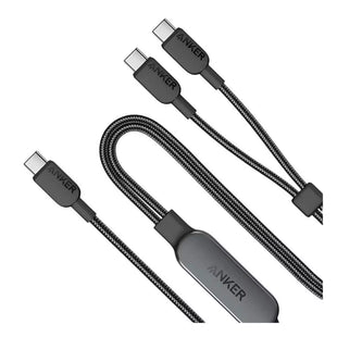 Anker 2-in-1 USB-C to USB-C Cable 140W (1.2m/4ft) -Black
