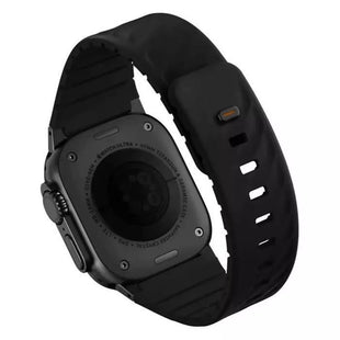 UNIQ FLUO MAGNETIC APPLE WATCH STRAP WITH CONNECTOR BUNDLE 49-40MM - GOLDEN YELLOW (GOLDEN YELLOW)