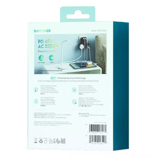 RAVPower RP-PC1065 GaN 45W Power Outlet Extender with 2 AC Outlets and 2 USB C