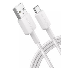 Anker 322 USB-A to USB-C Cable Braided (1.8m/6ft) -White