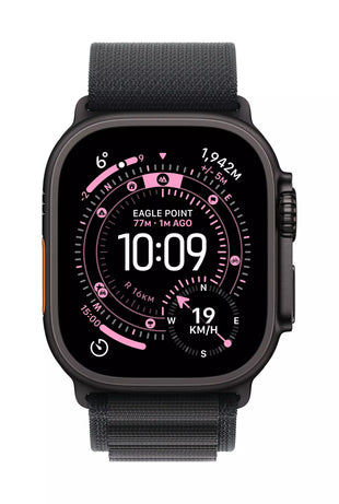 Apple Watch Ultra 3 49mm - Black Titanium, Black Alpine Loop (Large) - MF0X4AF/A