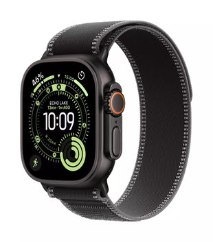 Apple Watch Ultra 3 GPS + Cellular 49mm, Black Titanium, Black/Charcoal Trail Loop