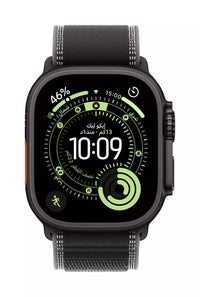 Apple Watch Ultra 3 GPS + Cellular 49mm, Black Titanium, Black/Charcoal Trail Loop