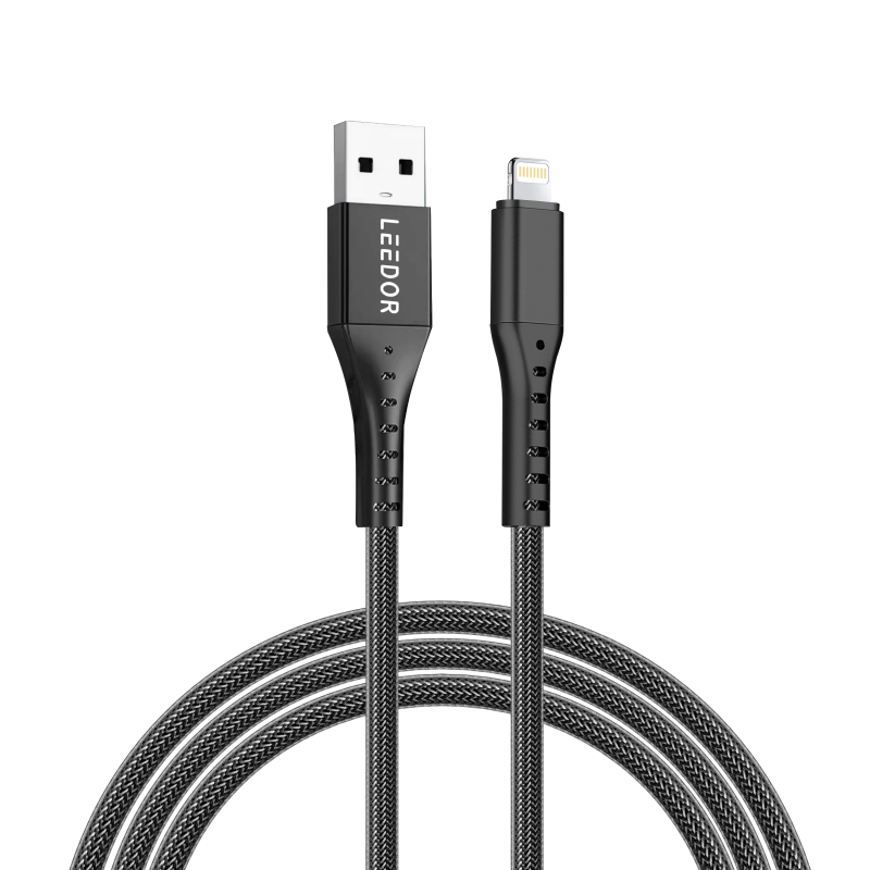كابل بيانات LEEDOR نايلون 3A للشحن السريع 3 في 1/من النوع C إلى 3 في 1 LD-009Q3m