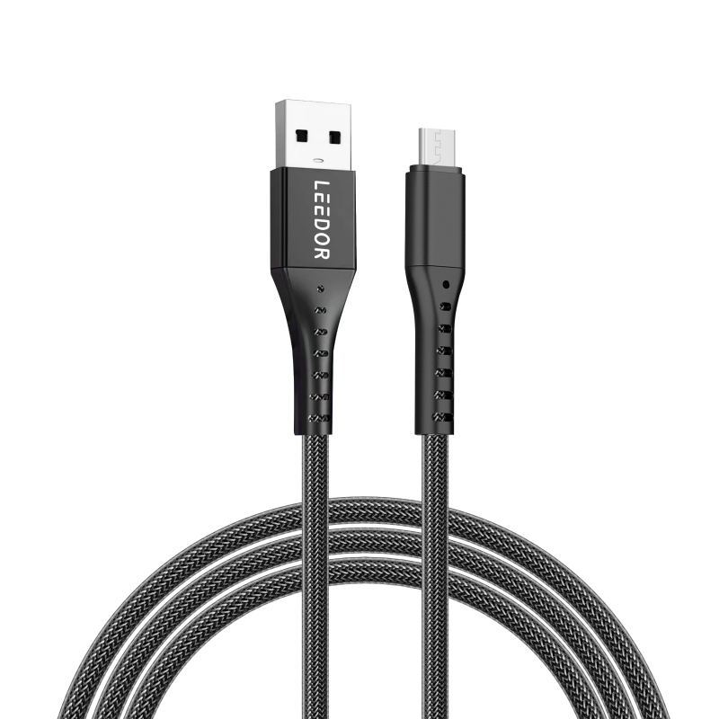 كابل بيانات LEEDOR نايلون 3A للشحن السريع 3 في 1/من النوع C إلى 3 في 1 LD-009Q3m