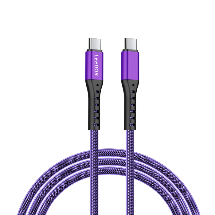 LEEDOR Nylon 3A Fast Charge 3 IN 1 Type C to 3 IN 1 Data Cable LD-009Q1.5m